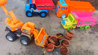 Diwali ka 🪔🪔 diya sabko jcb ne fek rha hTruck or Jcb ne lodding kiya  dumper truck 🚒🚒wala cartoon [upl. by Yrmac]