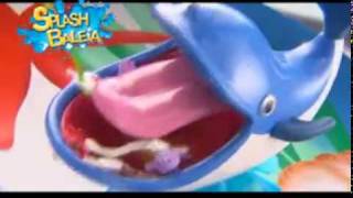 Pirlimpimpim Brinquedos  Splash Baleia  Long Jumpflv [upl. by Anuska237]