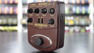 Review pedal Behringer ADI 21 para violão [upl. by Girhiny828]