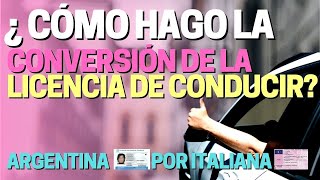 🔴🇮🇹conversion de la licencia de conducir argentina por la italiana italia torinoitalyciudadania [upl. by Enileuqcaj]