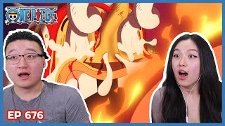 CAPTAIN USSOP DID IT HOLY USOLAND  One Piece Episode 676 Couples Reaction amp Discussion [upl. by Gillett]