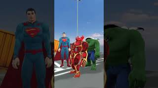 Who is Stronger Super Man x Venom x Hulk  Marvel Animation shorts superhero [upl. by Sallad]