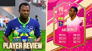 98 FUTTIES ABEDI PELE IS ACTUALLY TRASH 🤔  FIFA 23 Ultimate Team Player Review [upl. by Aliek559]