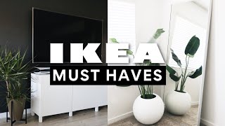 HIGH END IKEA MUST HAVES FOR A MINIMAL HOME AFFORDABLE HOME DECOR [upl. by Homovec]