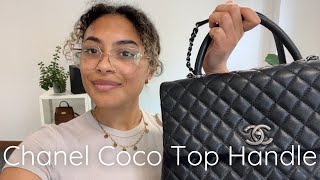 Chanel Coco Top Handle Bag Review [upl. by Egroeg]