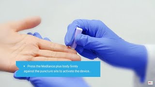 Medlance Plus Safety Lancets Instruction For Use [upl. by Ratep]