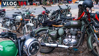 BEST SERVICING CENTER AT POKHARA FOR ROYAL ENFIELD  MITHO VLOG [upl. by Shwalb623]