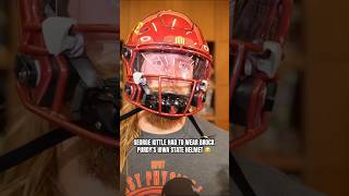 George Kittle had to wear Purdy’s helmet after losing the IowaIowa State bet 💀 via 49ers [upl. by Airbas]