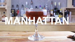 Classic Manhattan Cocktail Recipe [upl. by Vivyan900]