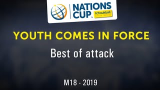 5  Tchoukball Nations Cup 2019 M18  Best of attack [upl. by Korb]