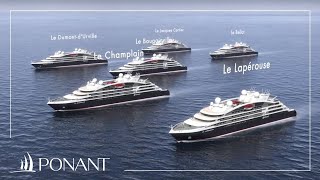 The new generation of luxury cruise liners  PONANT [upl. by Wolfie684]