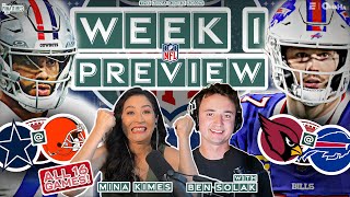 Previewing EVERY Week 1 Game 🏈  The Mina Kimes Show featuring Lenny [upl. by Fellows]