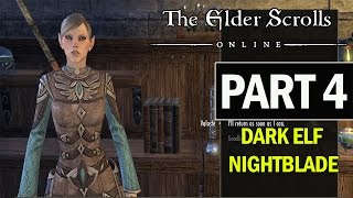 The Elder Scrolls Online PS4 Walkthrough Part 4  Lets Play Gameplay Review [upl. by Ajay]