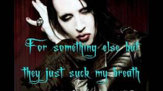 Evidence  Marilyn Manson Lyrics Video w pic [upl. by Ydnik]