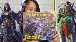 Mage Wars Arena Forcemaster vs Warlord Expansion [upl. by Notnarb839]