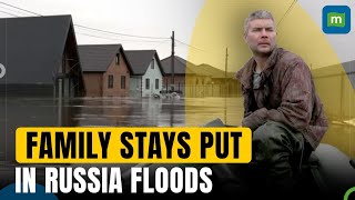 Against All Odds Family Remains in Flooded Orenburg Village  Russia Floods [upl. by Tager398]