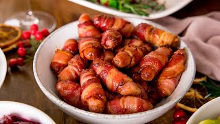 How to make the BEST Pigs in Blankets  Christmas Dinner [upl. by Hannahs]