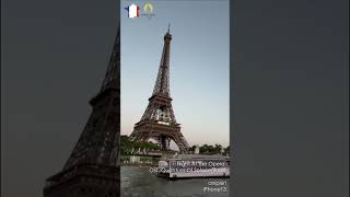 Shorts Eiffel by Seine River Olympics 2024 [upl. by Orlena]