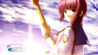 NightcoreMy song  Angel Beats Romanji  English Lyrics [upl. by Hasina]