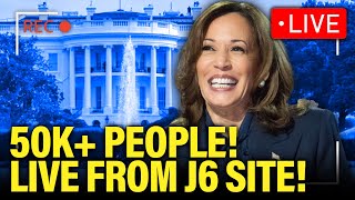 LIVE Kamala Harris Holds HISTORIC SPEECH on The ELLIPSE in DC [upl. by Marris666]