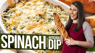 Cheesy Spinach Artichoke Dip [upl. by Sudhir]