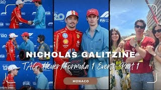 Nicholas Galitzine Racing Into Our Hearts At Monacos Glamorous F1 Weekend 🏎💙Part 1 [upl. by Erodaeht]