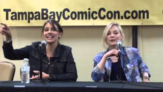 The Walking Dead Panel Featuring Emily Kinney amp Lauren Cohan [upl. by Wivina253]