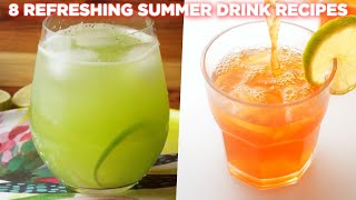 8 Refreshing Summer Drink Recipe [upl. by Haletta]