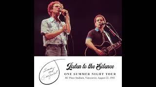 Simon and Garfunkel  Old Friends amp Bookends Live in Vancouver 1983 [upl. by Eelanej]