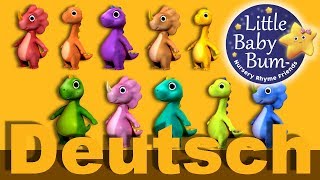 10 Dinosaurier  Kinderlieder  LittleBabyBum [upl. by Mraz]