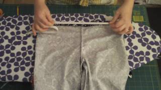 Learn to Sew 101 series  Making an Elastic Waistband Lesson 11  by Puking Pastilles [upl. by Naraa]