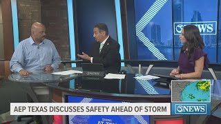 AEP Texas joins KIII News LIVE at 10PM Tuesday to discuss safety power tips ahead of storm [upl. by Kemppe937]