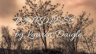 Wordless  Lauren Daigle Instrumental [upl. by Marylynne382]