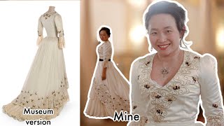 I made a ballgown covered in bee embroidery 🐝🐝🐝Just BEEcause  Part 2  Edwardian bodice [upl. by Reba274]