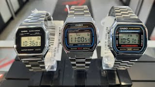 3x Casio Vintage A158WEA1EF A164WA1VES A168WA1YES [upl. by Willetta327]