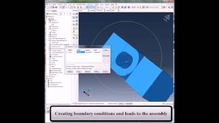 SIMULIA Abaqus CAE Demo Hinge analysis [upl. by Market]