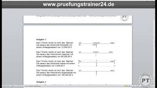 Bilanzen Aktivkonten und Passivkonten Eine gute Übungsaufgabe [upl. by Hanonew233]