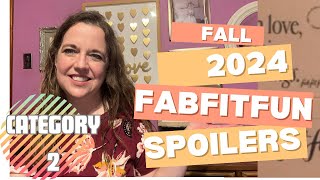 FabFitFun Fall 2024 Customization 2 Full Spoilers [upl. by Eckel]