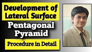 Development of Lateral Surface of Pentagonal Pyramid [upl. by Dorie837]