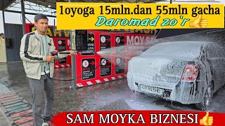 Ozbekistonda Yangilik👍 SAM MOYKA Uchun  Sam Moyka Ochish Qancha  Sam Moyka Biznesi [upl. by Leatri]