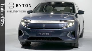 Byton MByte  Exterior Interior IAA 2019 Production Version [upl. by Aseneg509]