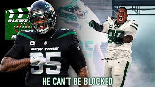 Quinnen Williams Is Unblockable  NY Jets Film Review  Blewetts Blitz [upl. by Gibbeon]