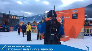 Tour de Ski 20172018  Stage 6  Mens Podium Ceremony [upl. by Oran396]