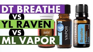 doTERRA Breathe VS Young Living Raven VS Melaleuca Vapor [upl. by Elleron894]