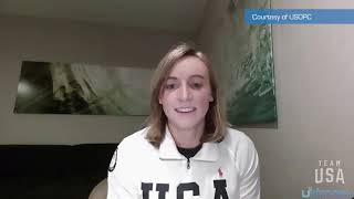 US Olympic swimmer Katie Ledecky reavels what her life a Stanford was like [upl. by Blim930]