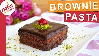 Brownie Pasta Tarifi  Pişirmeden pratik bir şekilde nefis bir pasta yapabilirsiniz [upl. by Nosille]