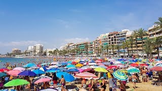 Torrevieja Beach  Playa del Cura Spain [upl. by Wistrup]