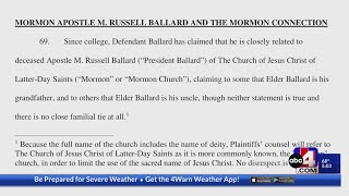 New motion filed in Tim Ballard case over relationship between Ballard and LDS Apostle [upl. by Onofredo]