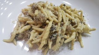 TROFIE SALSICCIA MELANZANE E PHILADELPHIA  FoodVlogger [upl. by Chandos]