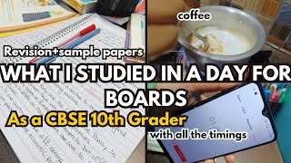 study with me for boards 20249 days to goas a CBSE 10th graderstudy [upl. by Kennie653]